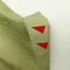 付け下げ スワトウ刺繍 正絹 古典柄 袷仕立て 緑・うぐいす色_画像21