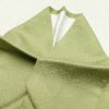 付け下げ スワトウ刺繍 正絹 古典柄 袷仕立て 緑・うぐいす色_画像25