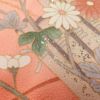訪問着 正絹 金彩 箔 古典柄 菊 萩 袷仕立て ピンク_画像6
