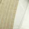 紬 正絹 縞柄・線柄 ストライプ 袷仕立て 黄・黄土色_画像24