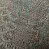 紬 良品 しつけ糸付き 正絹 木の葉・植物柄 袷仕立て 茶_画像6