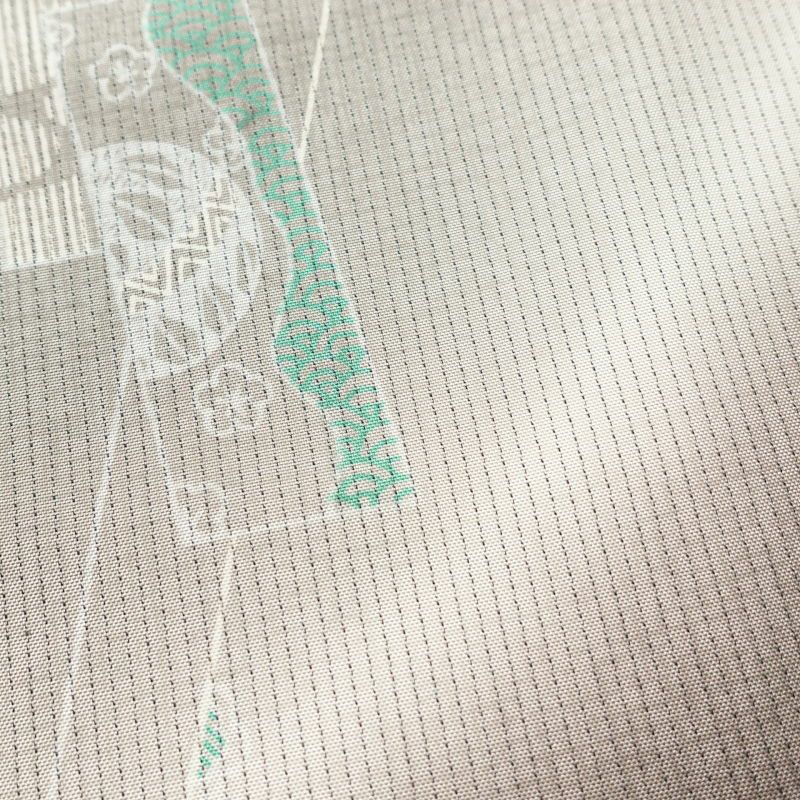 付け下げ 美品 正絹 古典柄 袷仕立て グレー 附下_画像20