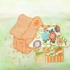 名古屋帯 太鼓柄 良品 しつけ糸付き 正絹 古典柄 名古屋仕立て 緑・うぐいす色_画像2