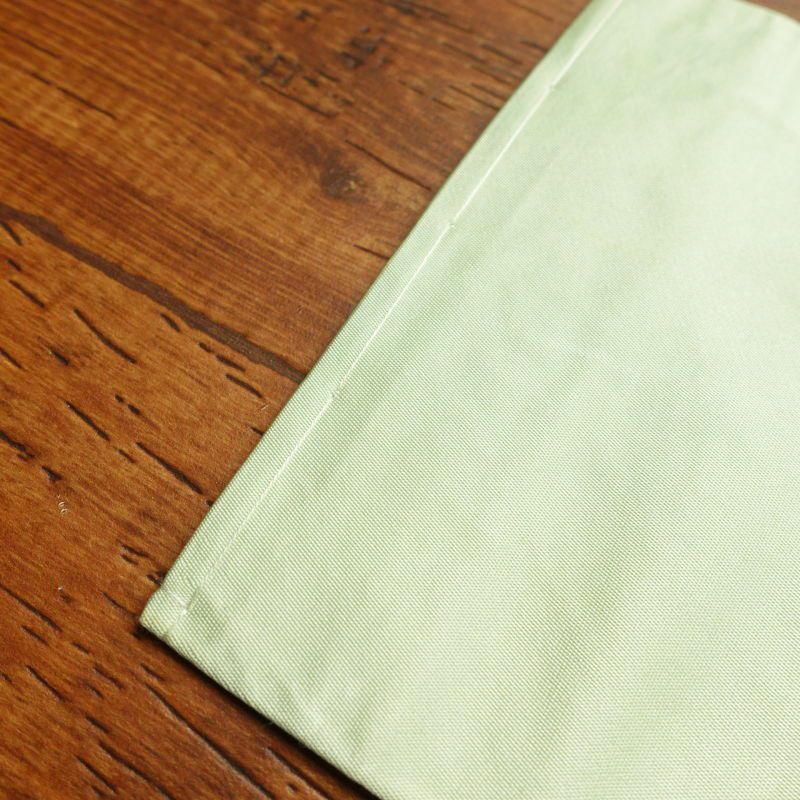 名古屋帯 太鼓柄 良品 しつけ糸付き 正絹 古典柄 名古屋仕立て 緑・うぐいす色_画像22