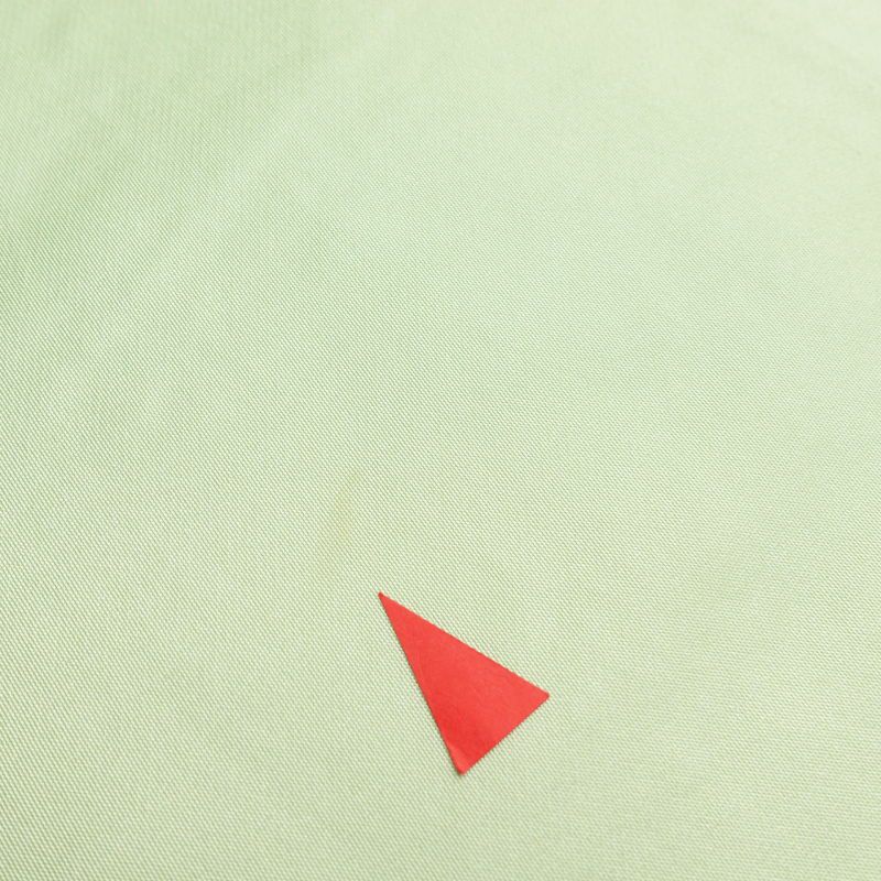 名古屋帯 太鼓柄 良品 しつけ糸付き 正絹 古典柄 名古屋仕立て 緑・うぐいす色_画像29