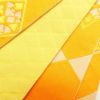 半幅帯 小袋帯 化繊 美品 ポリエステル トランプ 幾何学柄・抽象柄 橙_画像2