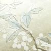 名古屋帯 太鼓柄 正絹 花柄 名古屋仕立て 金・銀_画像6