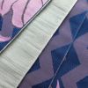 半幅帯 小袋帯 化繊 美品 ポリエステル 花柄 菖蒲 紫・藤色_画像2