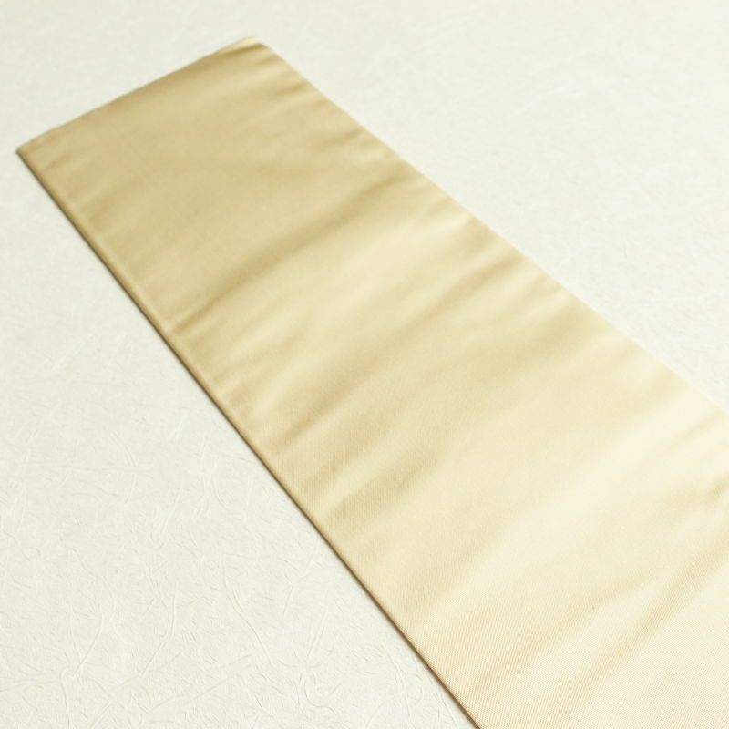 名古屋帯 太鼓柄 良品 正絹 風景柄 名古屋仕立て クリーム_画像19