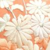 名古屋帯 銀駒刺繍 太鼓柄 良品 正絹 花柄 菊 通し仕立て ピンク_画像5