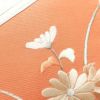 名古屋帯 銀駒刺繍 太鼓柄 良品 正絹 花柄 菊 通し仕立て ピンク_画像6