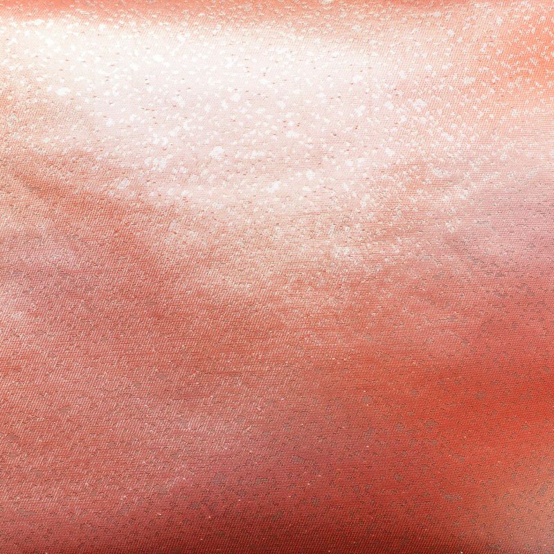 名古屋帯 全通柄 正絹 幾何学柄・抽象柄 名古屋仕立て ピンク_画像2