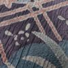 小紋 正絹 ふくれ織 花柄 総柄 袷仕立て 紫・藤色_画像7