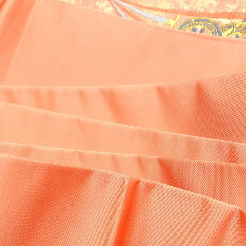 名古屋帯 太鼓柄 美品 正絹 扇子 古典柄 名古屋仕立て ピンク_画像23