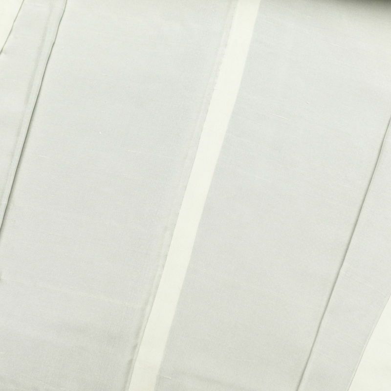 紬 良品 しつけ糸付き 正絹 幾何学柄・抽象柄 袷仕立て 茶_画像23