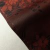 紬 美品 しつけ糸付き 小紋柄 正絹 古典柄 袷仕立て 赤・朱_画像12