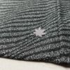 単衣 小紋 美品 ポリエステル 木の葉・植物柄 袷仕立て グレー_画像10
