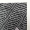 単衣 小紋 美品 ポリエステル 木の葉・植物柄 袷仕立て グレー_画像15