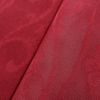盛夏 紗 小紋 良品 一つ紋付き 正絹 幾何学柄・抽象柄 単衣仕立て 赤・朱_画像8