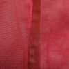 盛夏 紗 小紋 良品 一つ紋付き 正絹 幾何学柄・抽象柄 単衣仕立て 赤・朱_画像26