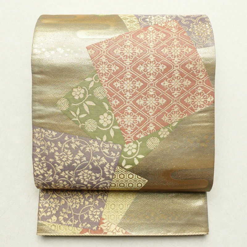 袋帯 六通柄 フォーマル用 正絹 古典柄 多色使い_画像1