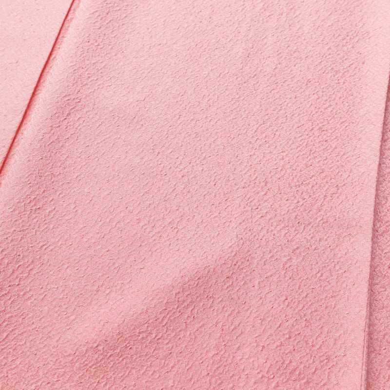 色無地 特殊堅牢染 正絹 一つ紋付き 丹後 翔雲 無地 袷仕立て ピンク_画像5