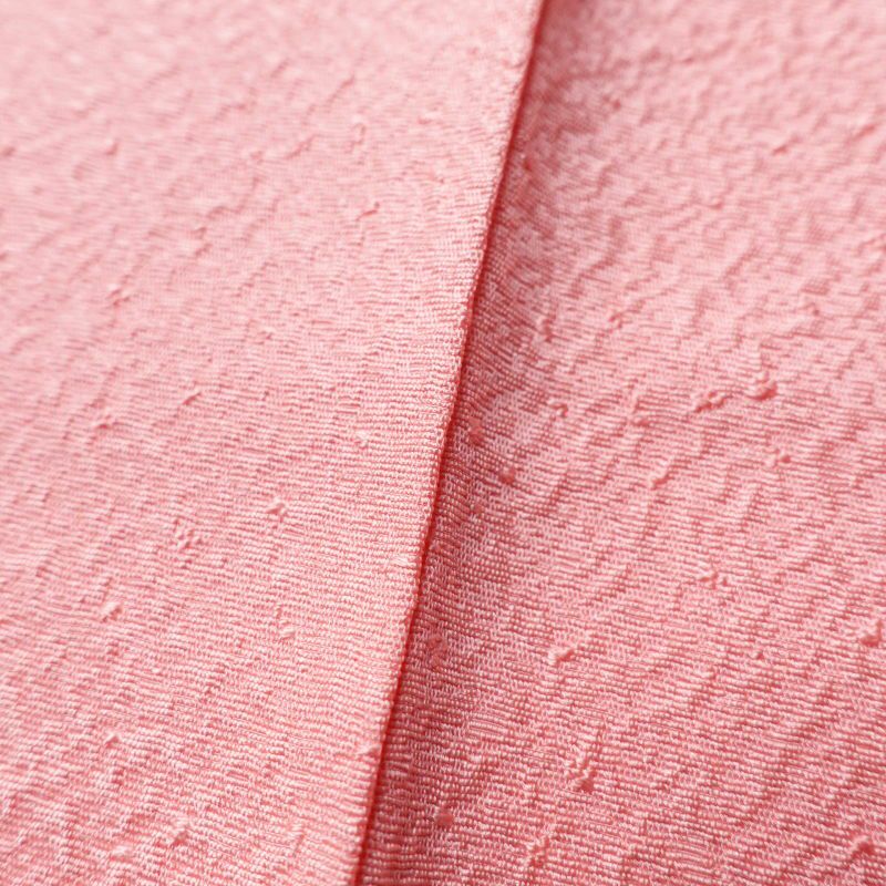 色無地 特殊堅牢染 正絹 一つ紋付き 丹後 翔雲 無地 袷仕立て ピンク_画像10