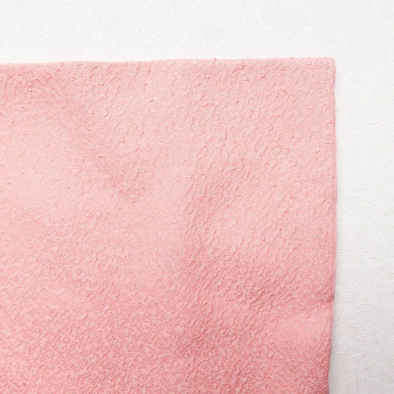 色無地 特殊堅牢染 正絹 一つ紋付き 丹後 翔雲 無地 袷仕立て ピンク_画像15