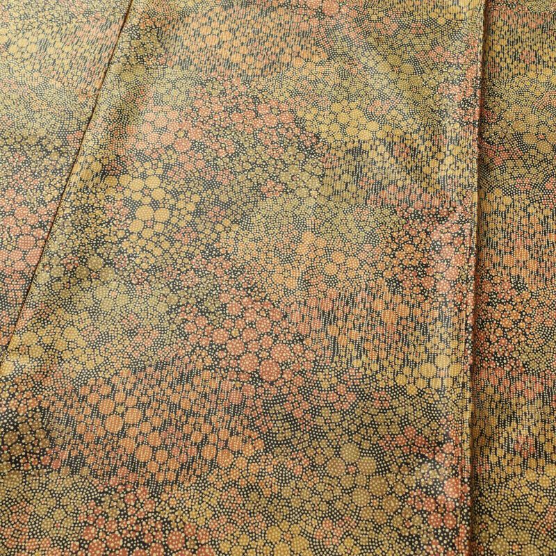 小紋 総柄 正絹 幾何学柄・抽象柄 袷仕立て 多色使い_画像5