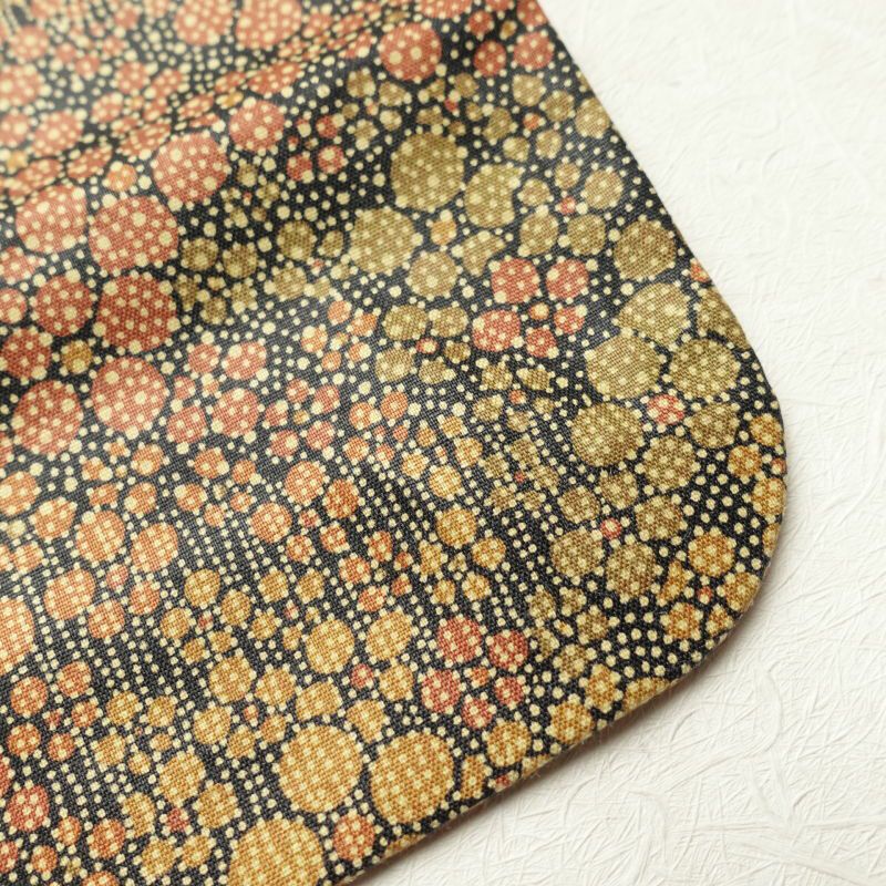 小紋 総柄 正絹 幾何学柄・抽象柄 袷仕立て 多色使い_画像18