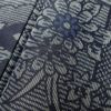 紬 正絹 古典柄 袷仕立て 一部仕付け糸付き 青・紺_画像8