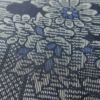 紬 正絹 古典柄 袷仕立て 一部仕付け糸付き 青・紺_画像10