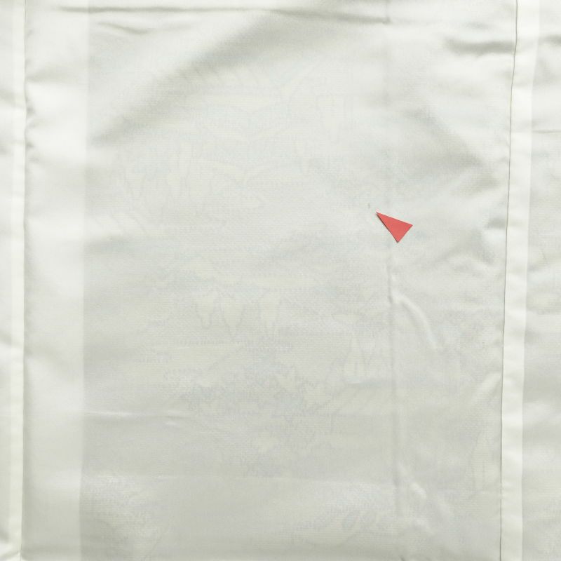 大島紬 良品 証紙あり 越路野大島紬 正絹 風景柄 袷仕立て 黄・黄土色_画像29