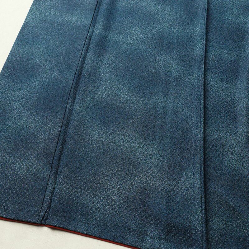 小紋 美品 正絹 その他の柄 グラデーション 袷仕立て 青・紺_画像4
