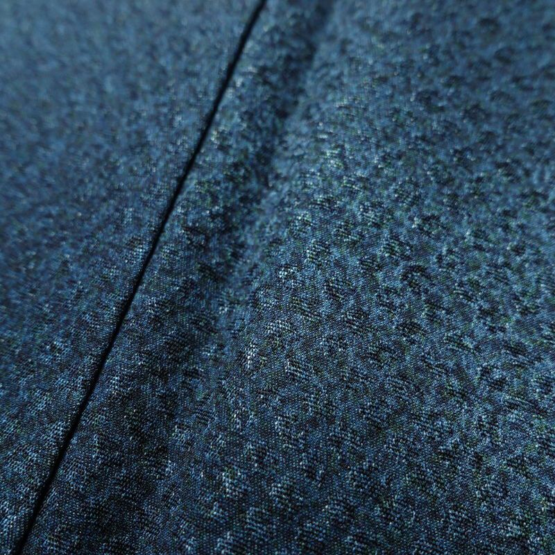 小紋 美品 正絹 その他の柄 グラデーション 袷仕立て 青・紺_画像8