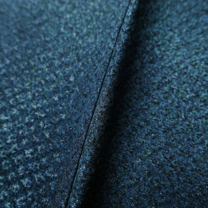 小紋 美品 正絹 その他の柄 グラデーション 袷仕立て 青・紺_画像9