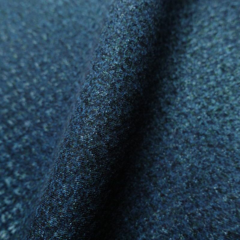 小紋 美品 正絹 その他の柄 グラデーション 袷仕立て 青・紺_画像12