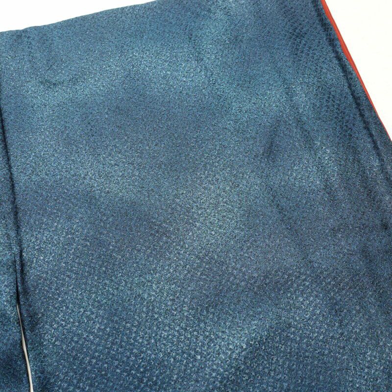 小紋 美品 正絹 その他の柄 グラデーション 袷仕立て 青・紺_画像15