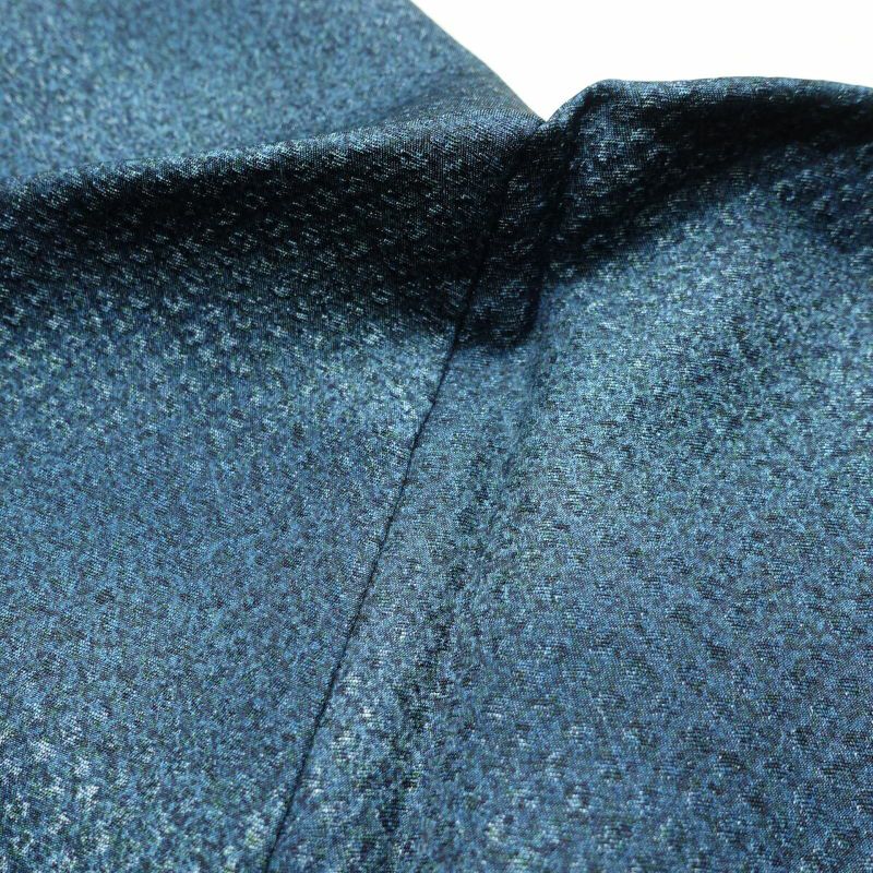 小紋 美品 正絹 その他の柄 グラデーション 袷仕立て 青・紺_画像22