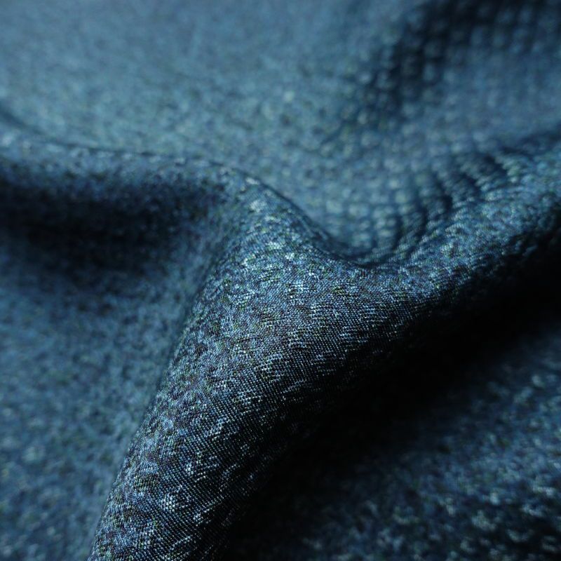 小紋 美品 正絹 その他の柄 グラデーション 袷仕立て 青・紺_画像28