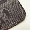 紬 良品 正絹 花柄 幾何学・抽象柄 袷仕立て 茶_画像18