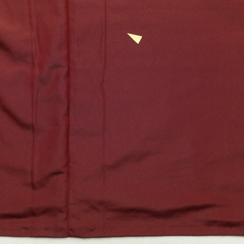 紬 良品 正絹 幾何学柄・抽象柄 袷仕立て 青・紺_画像32