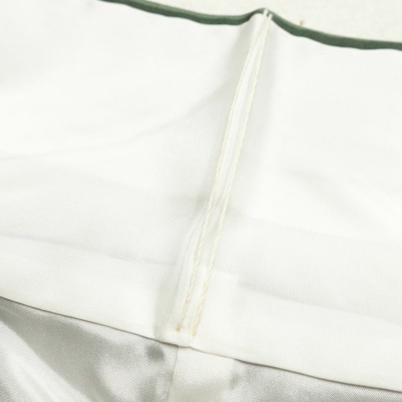 小紋 縮緬 正絹 縞柄・線柄 袷仕立て 緑・うぐいす色_画像25