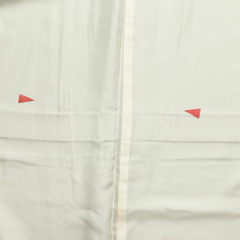 小紋 正絹 縞柄・線柄 袷仕立て 小豆・エンジ_画像25