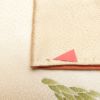 付け下げ 正絹 一つ紋付き 金彩 木の葉・植物柄 袷仕立て ベージュ_画像27