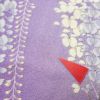 小紋 正絹 花柄 藤 袷仕立て 紫・藤色 グラデーション_画像7