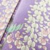 小紋 正絹 花柄 藤 袷仕立て 紫・藤色 グラデーション_画像8