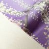 小紋 正絹 花柄 藤 袷仕立て 紫・藤色 グラデーション_画像12