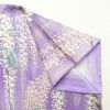 小紋 正絹 花柄 藤 袷仕立て 紫・藤色 グラデーション_画像16