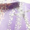 小紋 正絹 花柄 藤 袷仕立て 紫・藤色 グラデーション_画像22